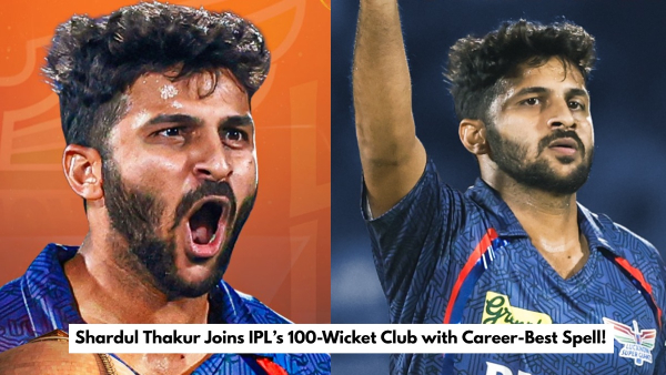 IPL 2025 Shardul Thakur Storms into 100-Wicket Club with Fiery Spell Against SRH