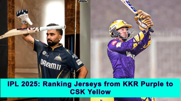 IPL 2025 Ranking Jerseys from KKR Purple to CSK Yellow
