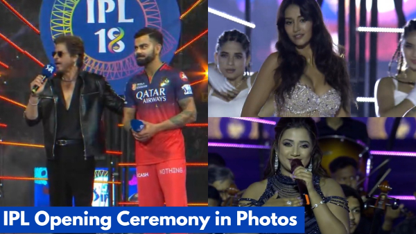 IPL opening ceremony SRK Virat Kohli Disha Patani Shreya Ghosal