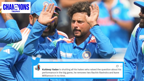 Kuldeep yadav twitter reaction IND vs NZ Final Champions Trophy 2025