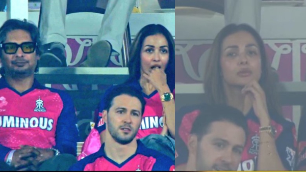 Malaika Arora RR vs CSK Kumar Sangakkara IPL 2025