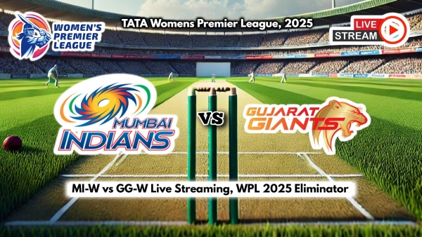 MI-W vs GG-W Live Streaming WPL 2025 Eliminator How to Watch Mumbai Indians vs Gujarat Giants Women s Live Telecast on TV and Online