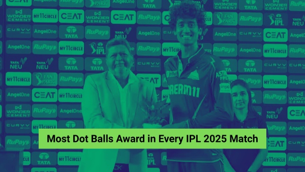 Most dot ball award in IPL 2025