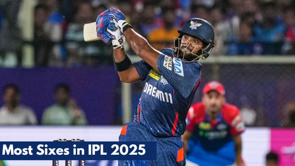 Most Sixes in IPL 2025 Nicholas Pooran