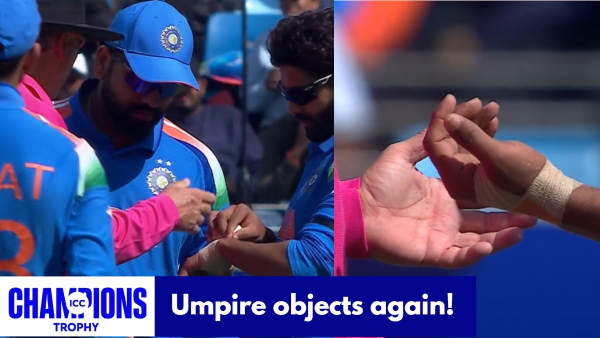 Ravindra Jadeja umpire India vs Australia Champions Trophy 2025