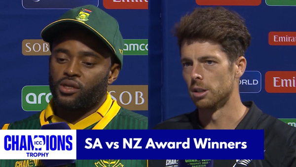 SA vs NZ Award Winners Champions Trophy 2025