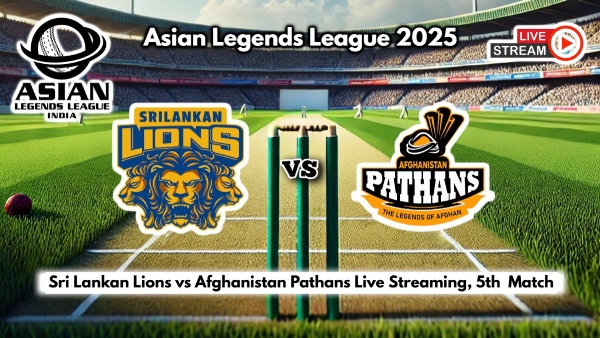 Asian Legends League 2025 Live Streaming ALL T20 How to Watch Sri Lankan Lions vs Afghanistan Pathans Live Telecast on TV and Online