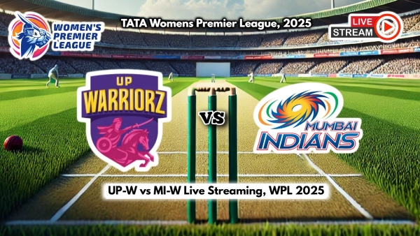 UP-W vs MI-W Live Streaming WPL 2025