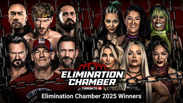 WWE Elimination Chamber 2025 winners