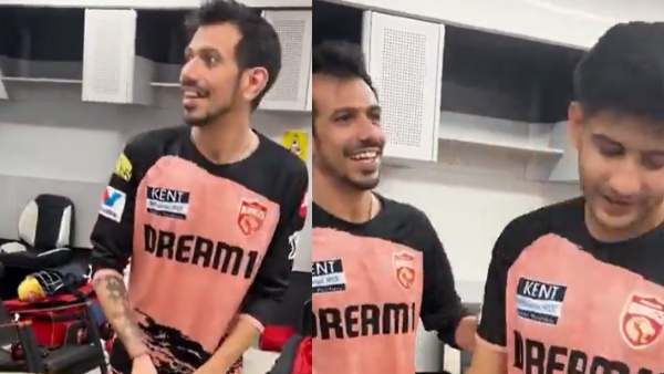 MS Dhoni gifts bat to Yuzvendra Chahal