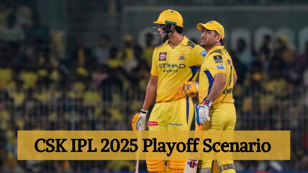 IPL 2025 CSK Playoff Qualification Scenario