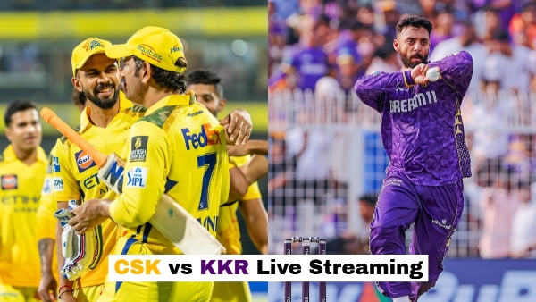 CSK vs KKR Live Streaming IPL 2025 How to Watch Chennai Super Kings vs Kolkata Knight Riders Telecast on TV and Online