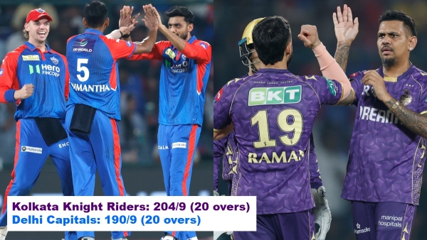 DC vs KKR Narine s All-Round Brilliance Powers KKR to 14-Run Victory Over Delhi Capitals in IPL 2025 Thriller