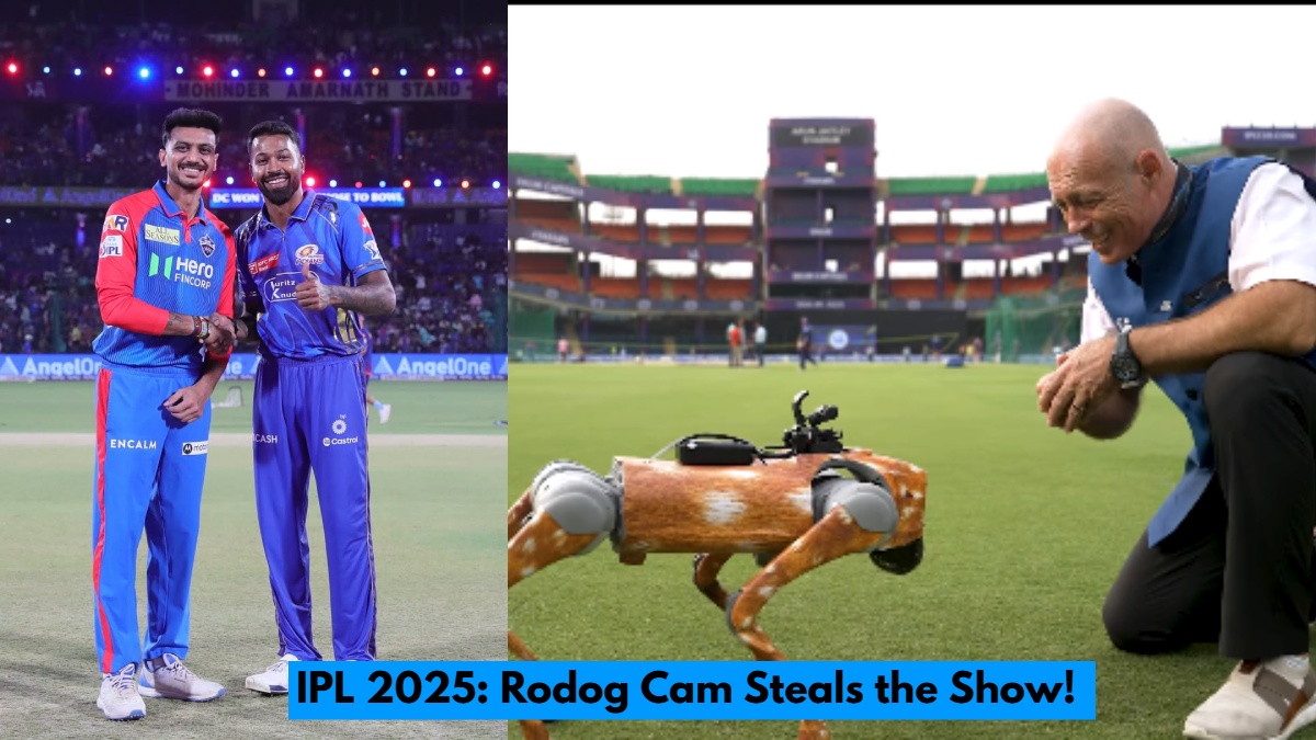 IPL2025 MI vs DC BCCI Introduces Rodog Cam Newest Member Robot Dog In