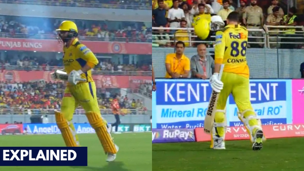 Devon Conway retired out pbks vs csk ipl 2025