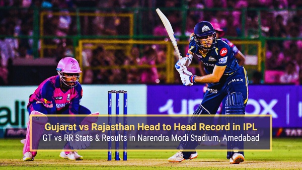 GT vs RR head to head record and stats ahead of IPL 2025 match 23