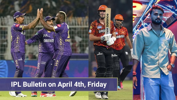 IPL Bulletin on April 4th 2025