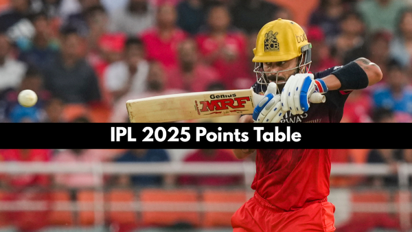 IPL 2025 Points Table CSK RCB MI KKR SRH RR LSG GT PBKS DC