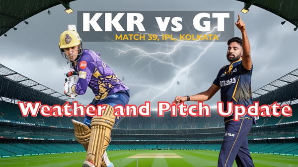 KKR vs GT weather and pitch report ahead of IPL 2025 match 39 Image AI X Handle