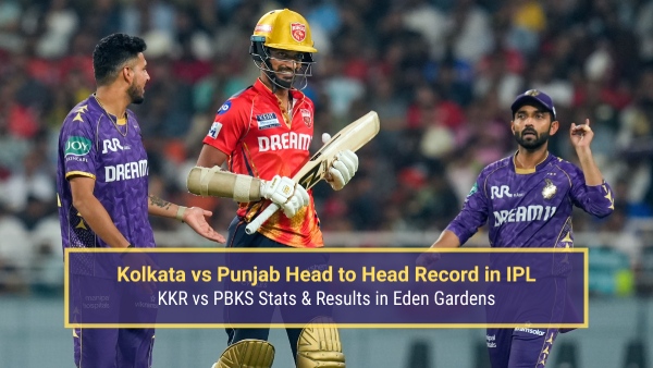 KKR vs PBKS head to head record and stats ahead of IPL 2025 match 44