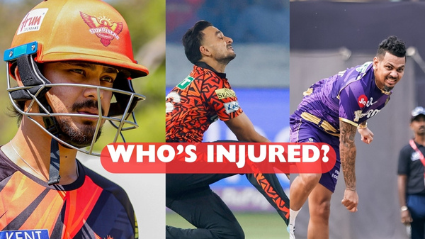 KKR vs SRH injury report
