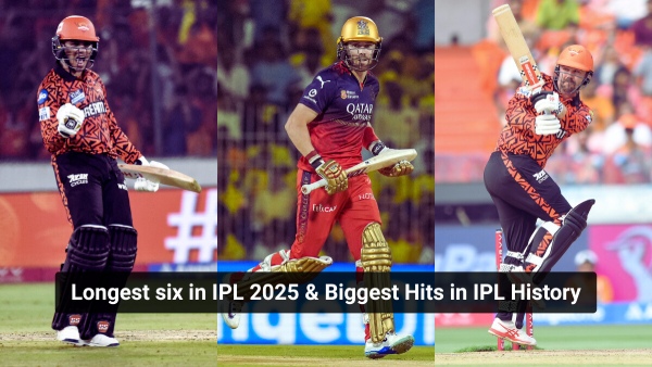 Longest sixes in IPL 2025