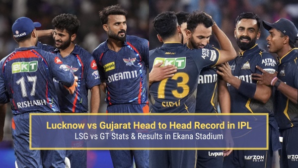 LSG vs GT head to head record and stats ahead of IPL 2025 match 26
