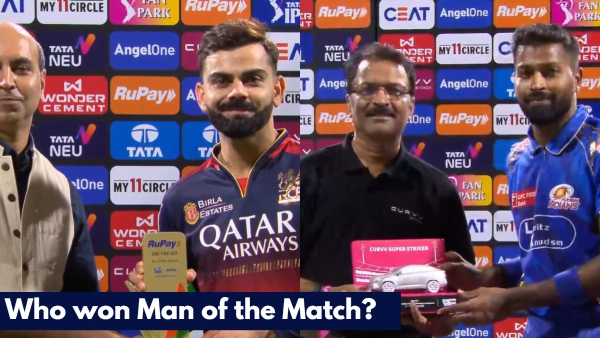 IPL 2025 MI vs RCB Award Winners Man of The Match