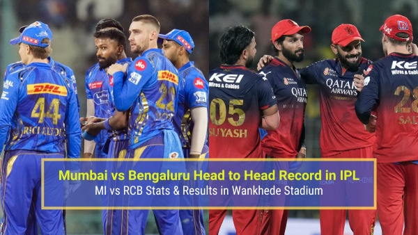 MI vs RCB head to head record and stats ahead of IPL 2025 match 20