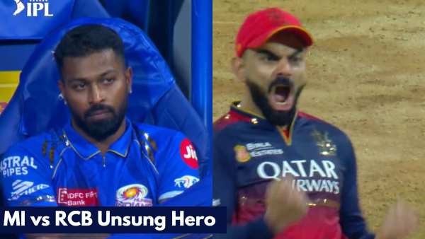 MI vs RCB unsung hero Hardik Pandya