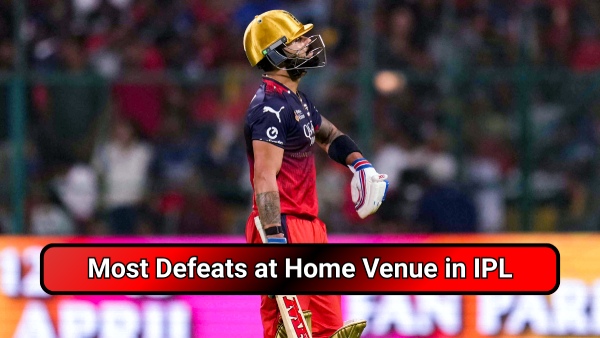 Most defeats at home in IPL record belongs to RCB