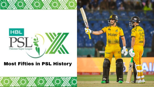 Most Fifties in PSL History Babar Azam Reigns Supreme with 35 Scores of 50 or More