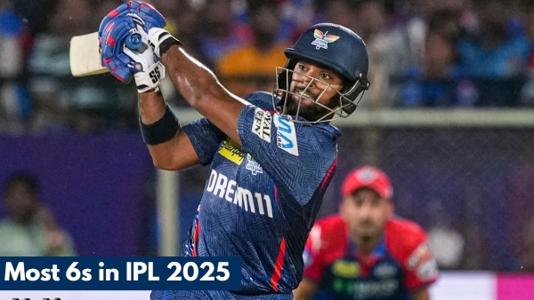 Most Sixes in IPL 2025 on April 4 Nicholas Pooran