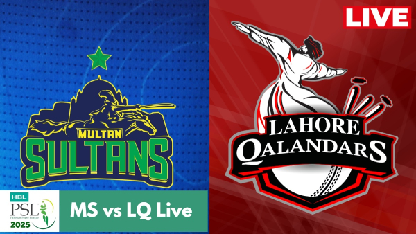 Multan Sultans vs Lahore Qalandars Live Score  PSL 2025 Match 12