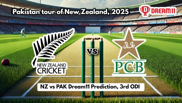 NZ vs PAK Dream11 Prediction 3rd ODI New Zealand vs Pakistan Fantasy XI Captain and Vice-Captain Choices