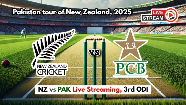 NZ vs PAK Live Streaming 3rd ODI How to Watch New Zealand vs Pakistan Telecast on TV and Online