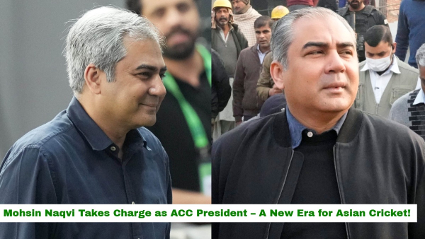 PCB Chief Mohsin Naqvi Appointed ACC President Officially Replaces Shammi Silva Will He Step Down as PCB Chairman