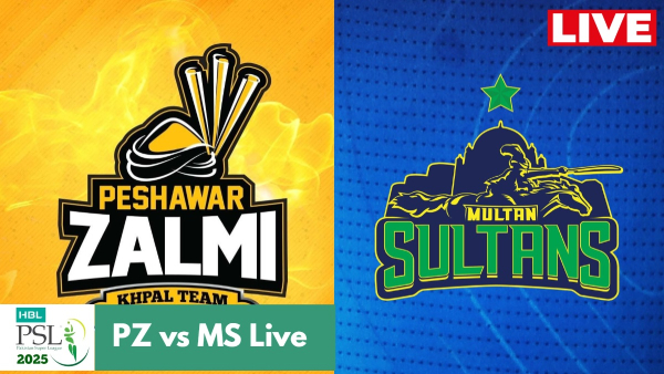Peshawar Zalmi vs Multan Sultans Live Score  PSL 2025 Match 9