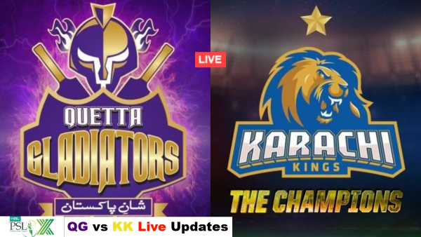 Quetta Gladiators  vs Karachi Kings Live Score  PSL 2025 Match 15  QG vs KK Live Updates from Lahore