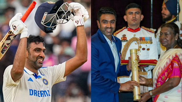 Ravichandran Ashwin Honoured with Padma Shri by President Droupadi Murmu at a Glittering Rashtrapati Bhavan Ceremony