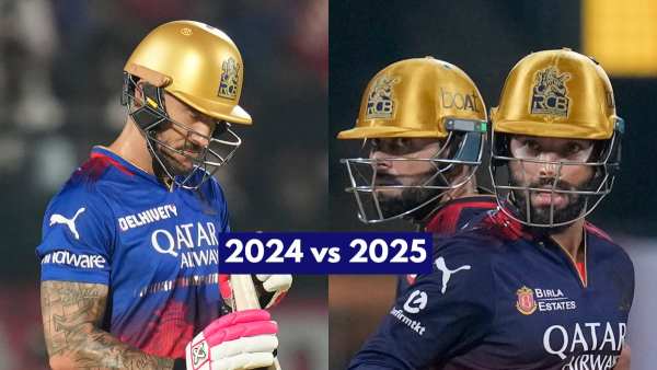 RCB IPL 2025 vs 2024 RCB IPL 2025 vs 2024