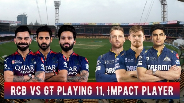 RCB vs GT Playing 11 RCB vs GT Playing 11