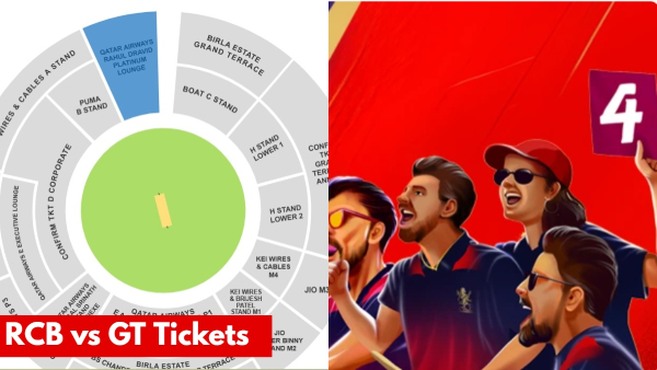 RCB vs GT Tickets IPL 2025 RCB vs GT Tickets IPL 2025