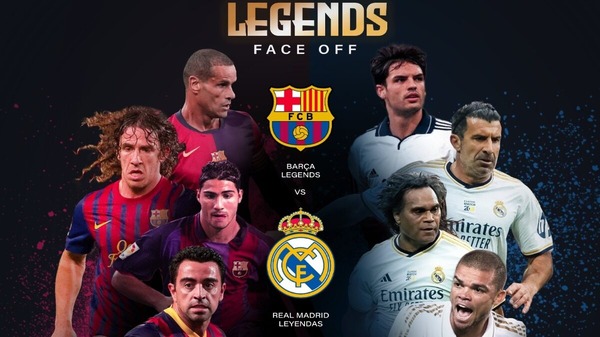 Real Madrid Legends vs Barcelona Legends