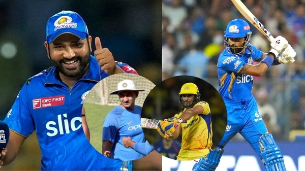 IPL 2025 Ambati Rayudu Sanjay Bangar get into heated discussion over Rohit Sharma Hardik Pandya
