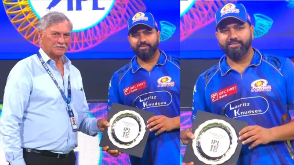 IPL 2025 Why Did Rohit Sharma Receive a Special Award from BCCI President Roger Binny Before MI vs SRH Clash