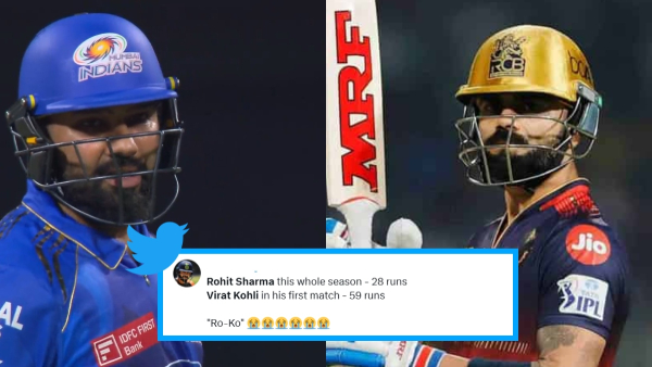 MI vs RCB Rohit Sharma Virat Kohli RCB Fans