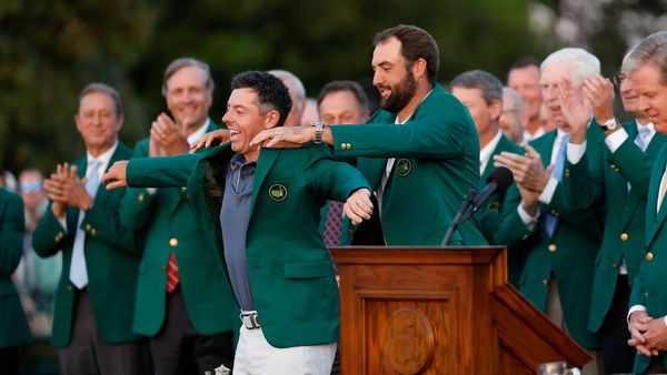 Scheffler Celebrates McIlroy's Masters Win