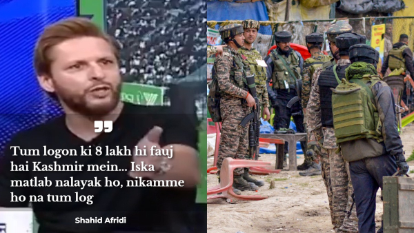 Shahid Afridi India Army quotes