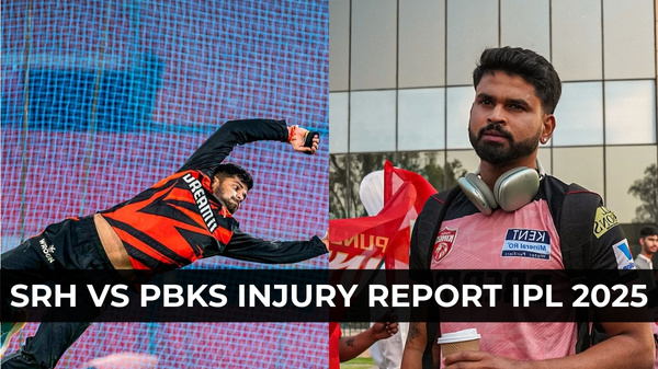 SRH vs PBKS injury report ahead of IPL 2025 match 27 Image Facebook SRH PBKS